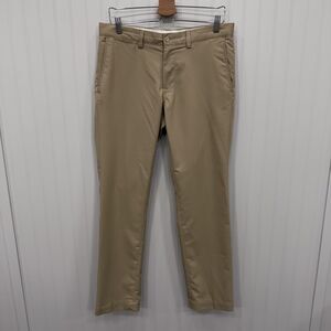 Polo Ralph Lauren Men's W32 x L32 Tan Slim Fit Performance Polyester Chinos